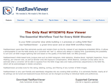 Tablet Screenshot of fastrawviewer.com